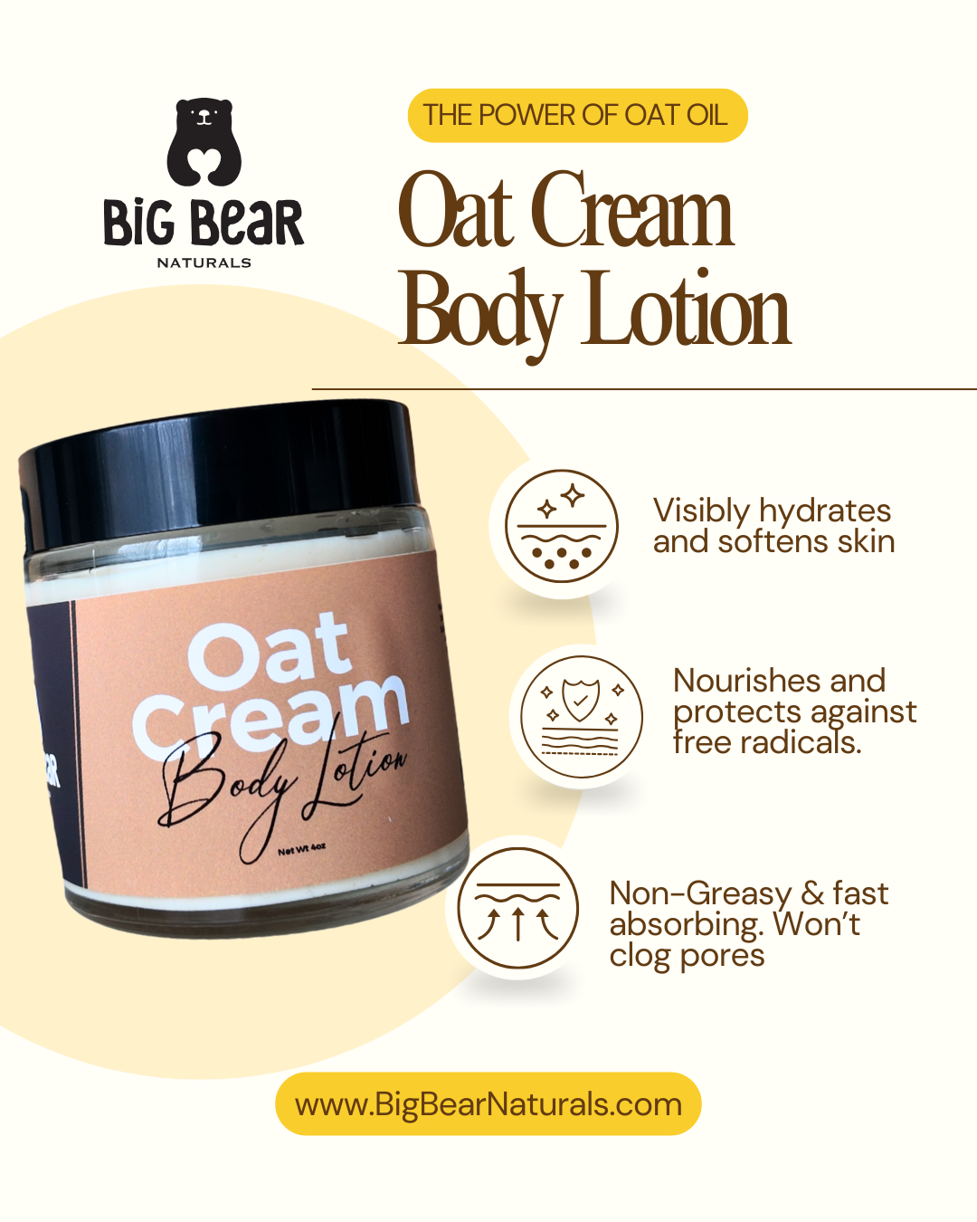 Oat Cream Body Lotion