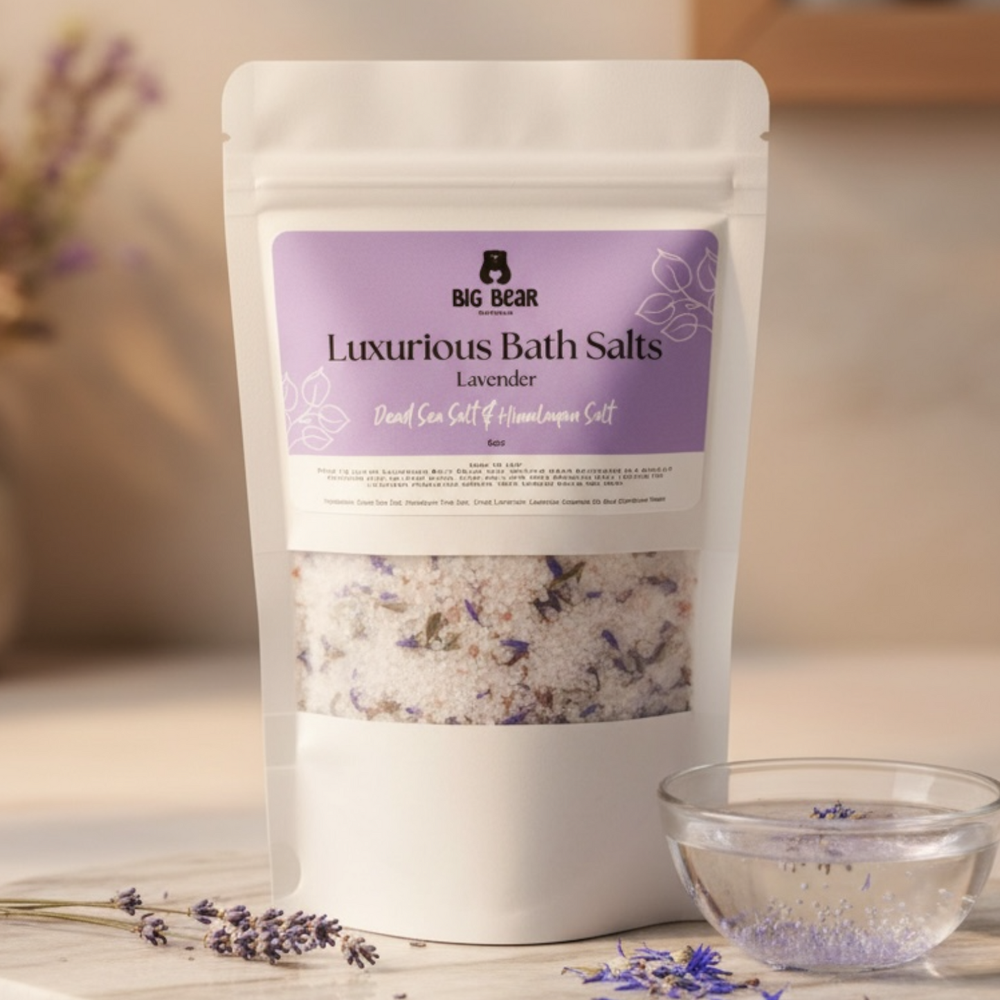 Luxurious Lavender Bath Salts