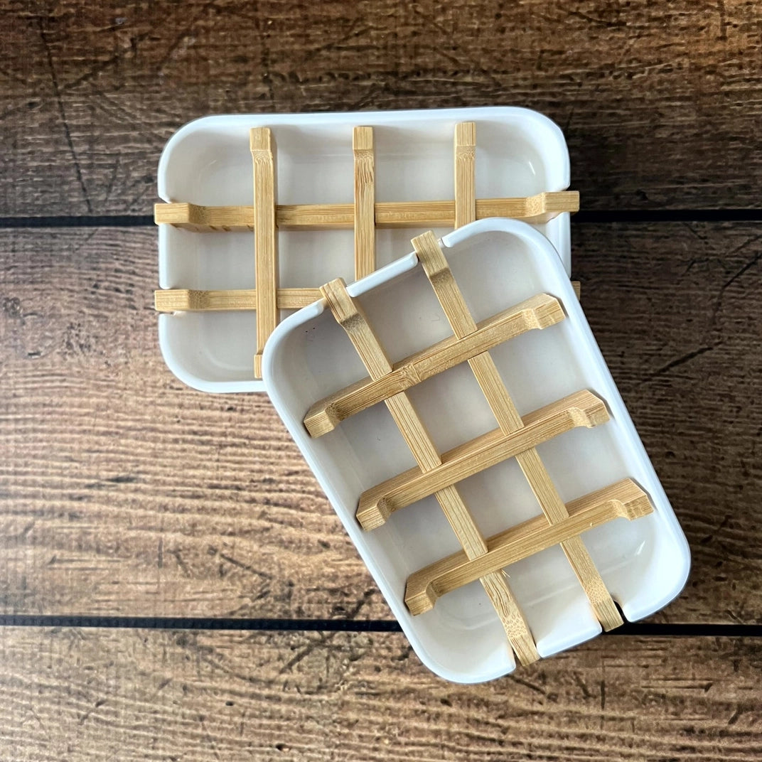 Bamboo Soap Tray & Dish