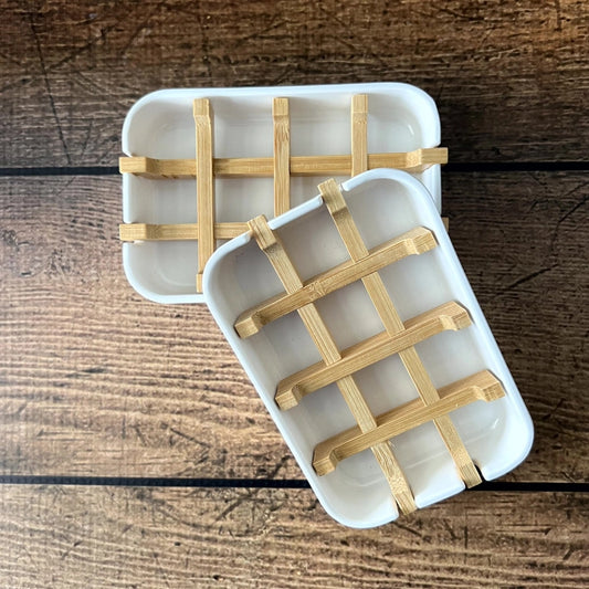 Bamboo Soap Tray & Dish