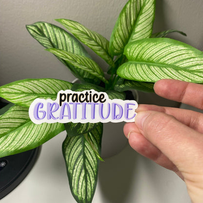 Practice Gratitude Sticker